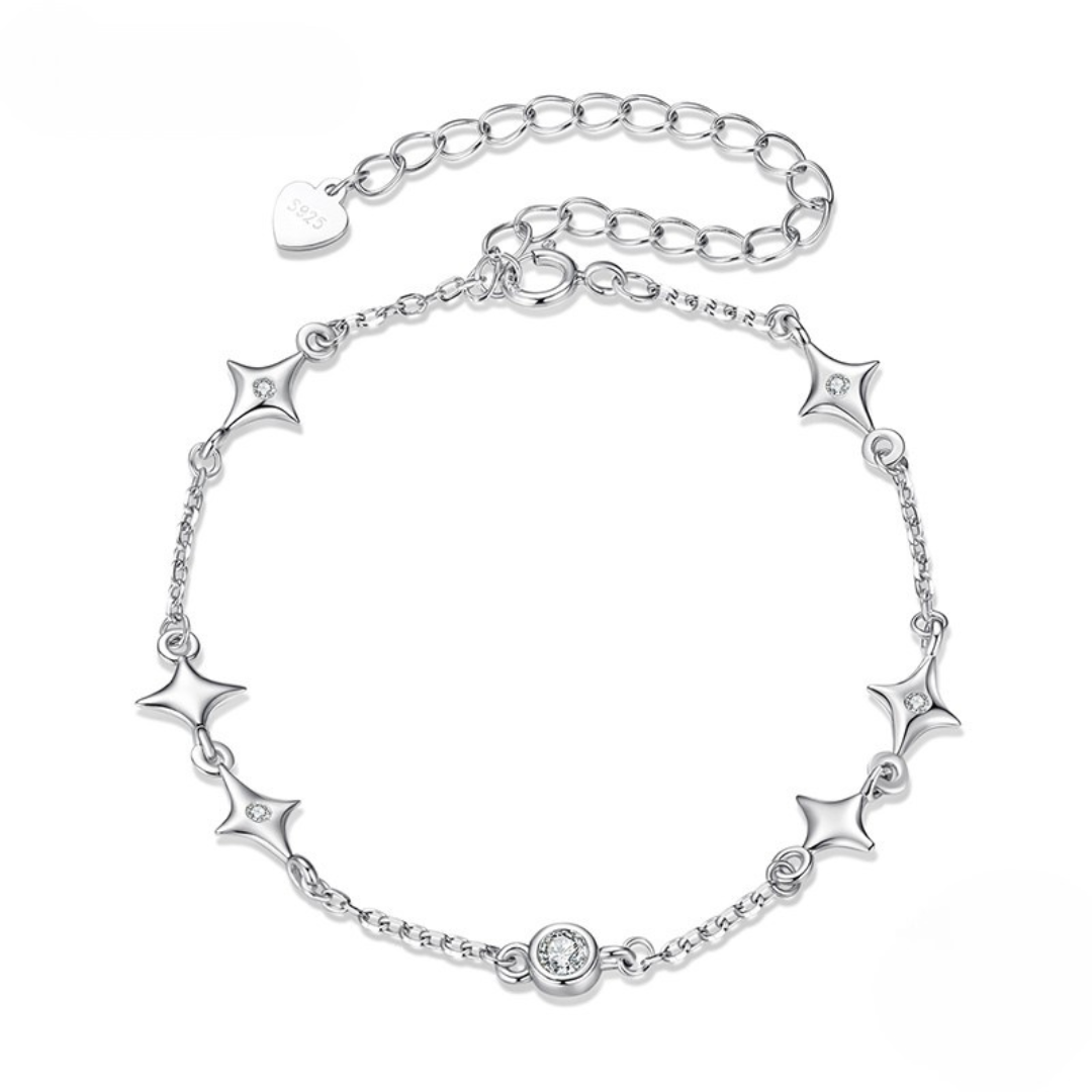 Pulseira Estrela Cadente Prata 925