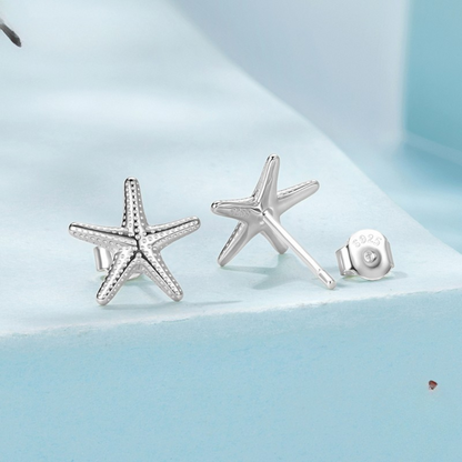 Brinco Estrela do Mar — prata 925