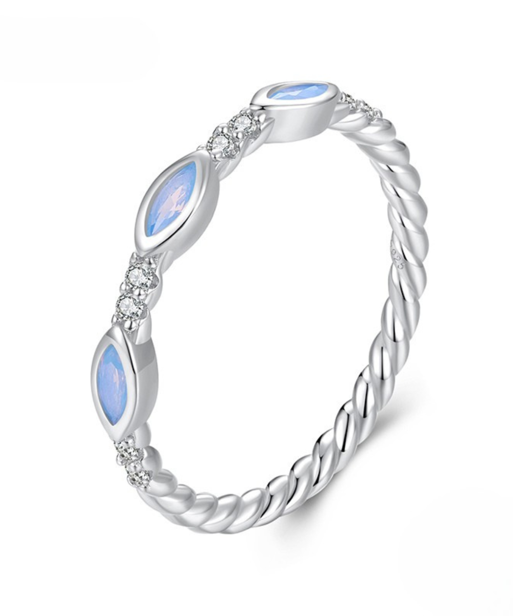 Anel Lunar Prata 925