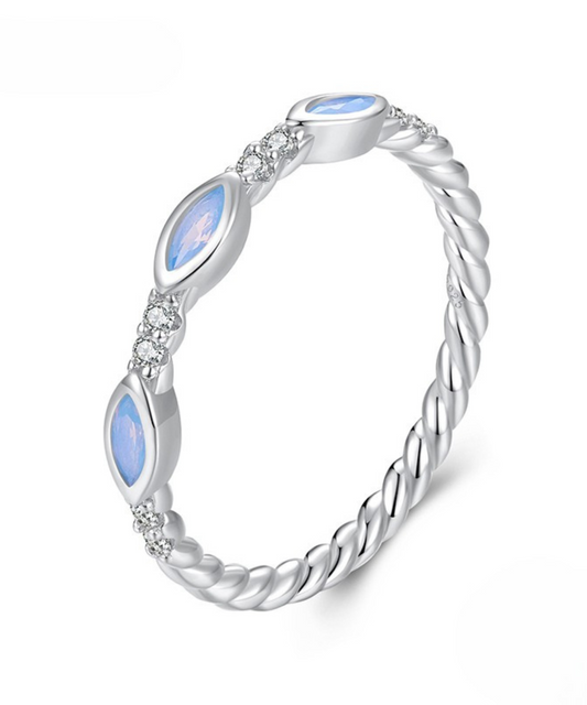 Anel Lunar Prata 925