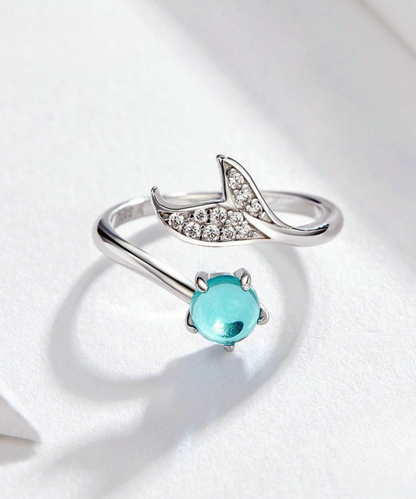 Anel Sereia Prata 925