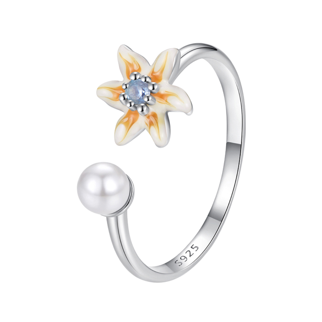 Anel Flor de Primavera – Prata 925