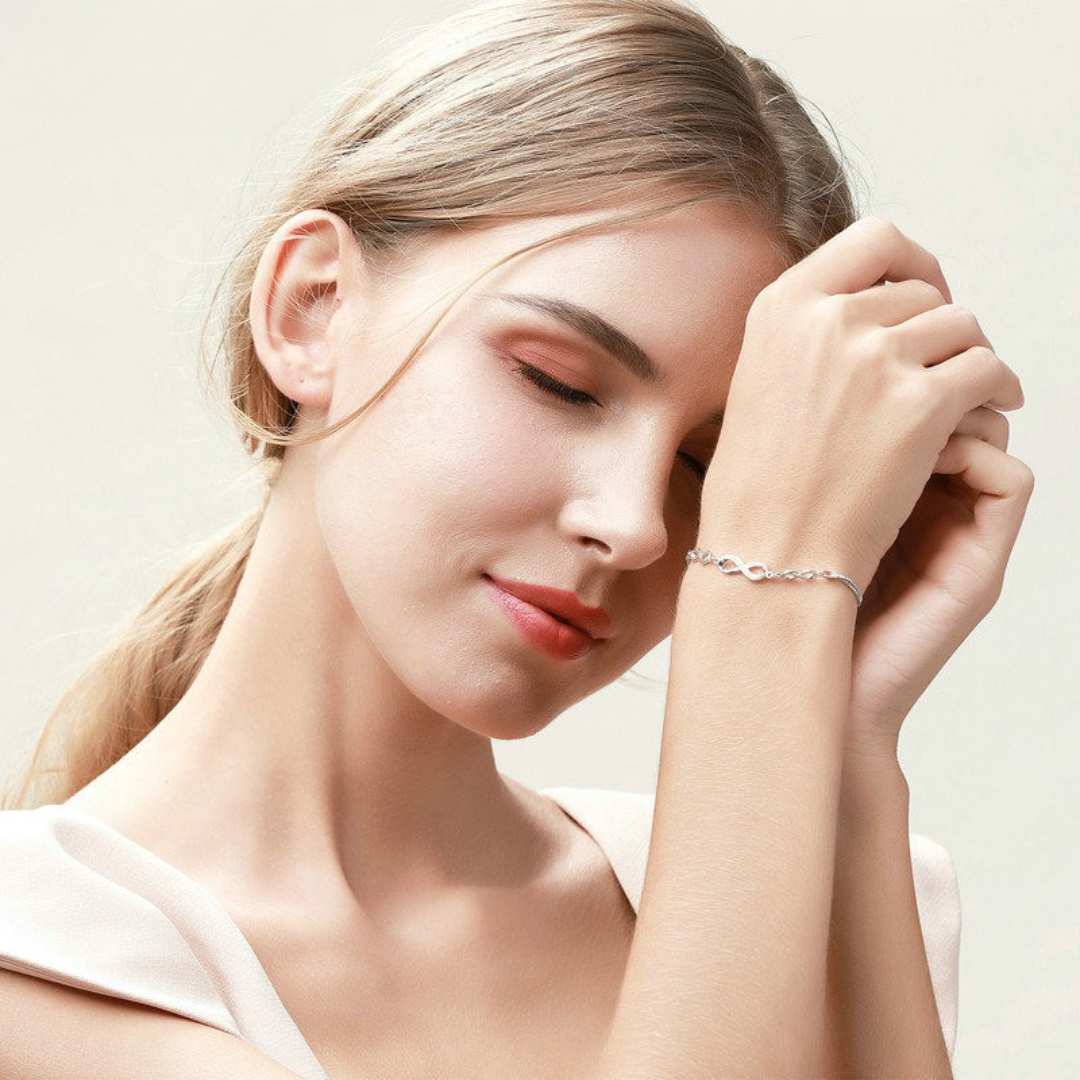 Pulseira Infinito de Amor Prata 925