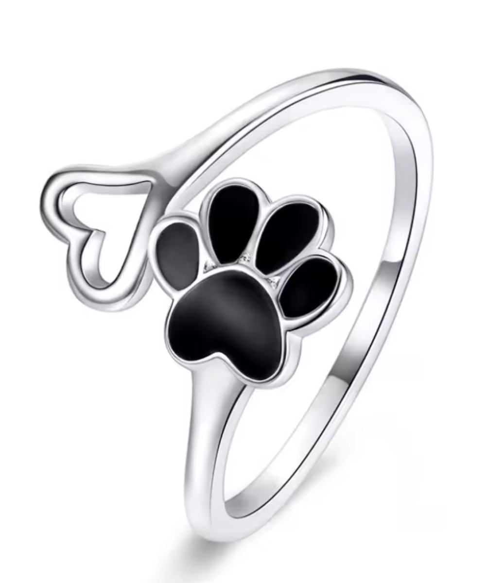 Anel Pata Dupla Prata 925