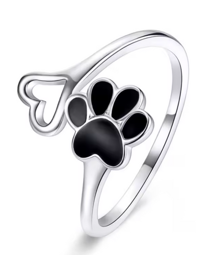 Anel Pata Dupla Prata 925