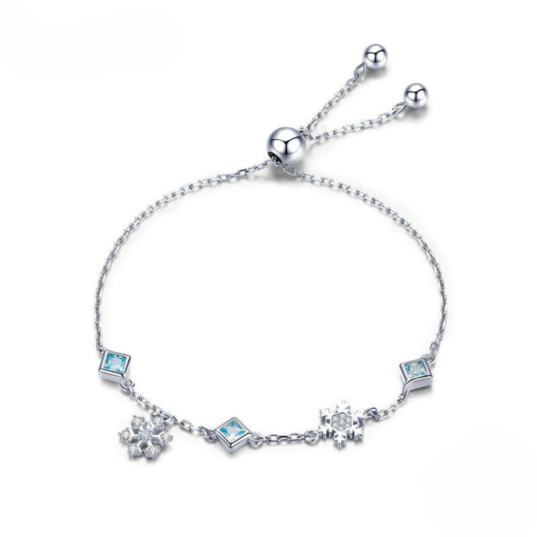 Pulseira Floco de Neve Prata 925
