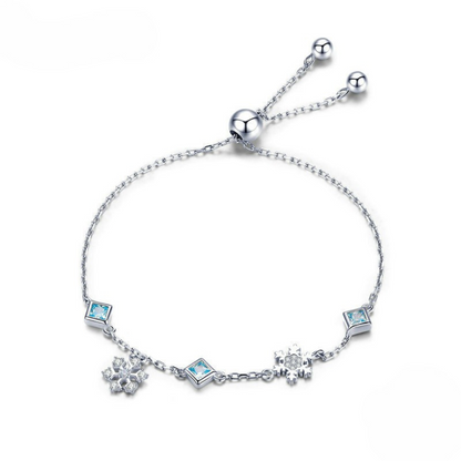 Pulseira Floco de Neve Prata 925