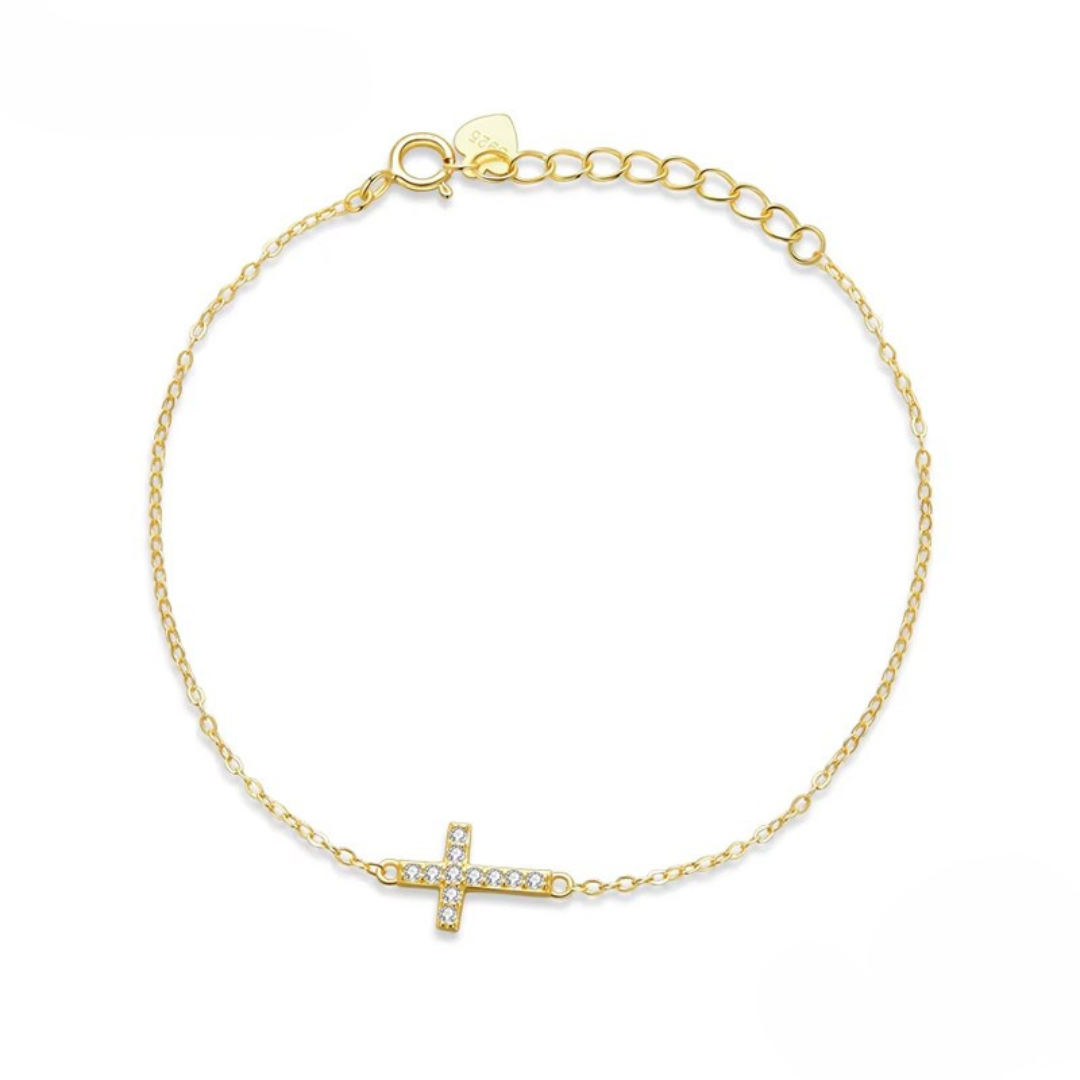 Pulseira Cruz Prata 925