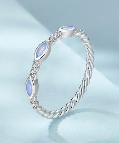 Anel Lunar Prata 925