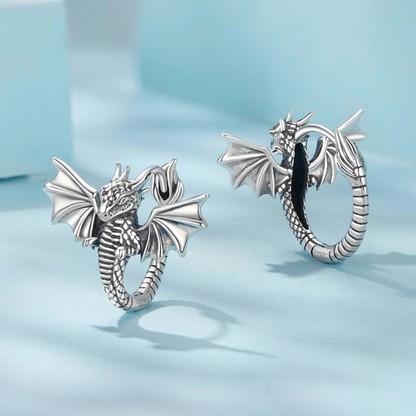 Brinco Dragão Prata 925