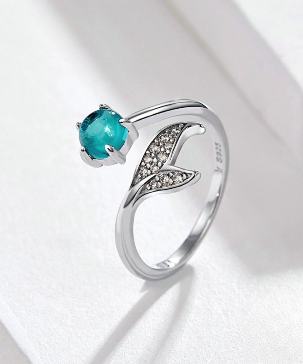 Anel Sereia Prata 925