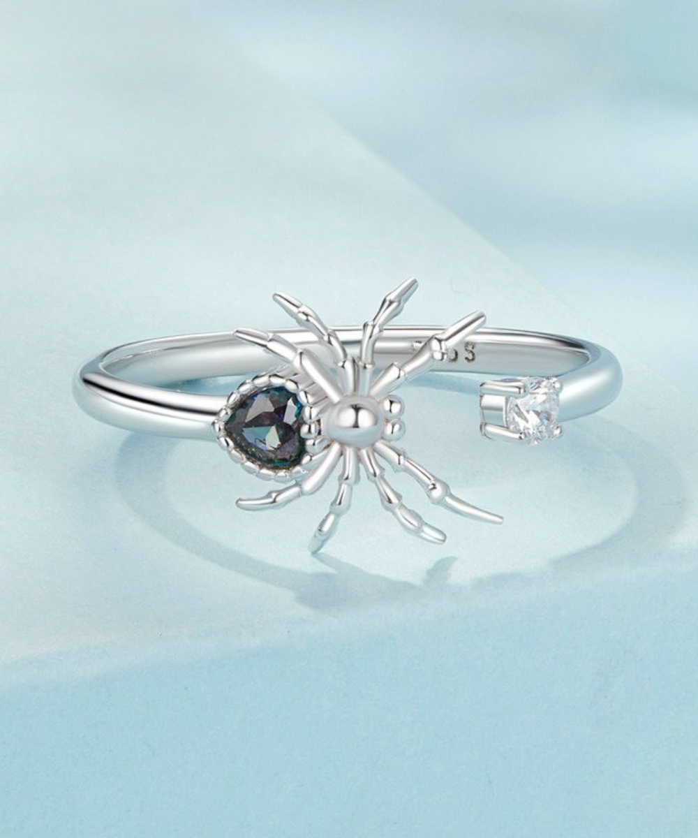 Anel Aranha Prata 925