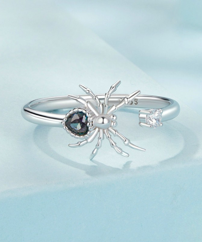 Anel Aranha Prata 925