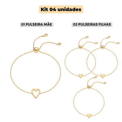Pulseiras Amor em Dobro – Compre 1 Leve 2 💕👩‍👧