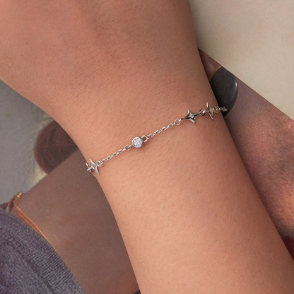 Pulseira Estrela Cadente Prata 925
