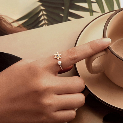 Anel Flor de Primavera – Prata 925