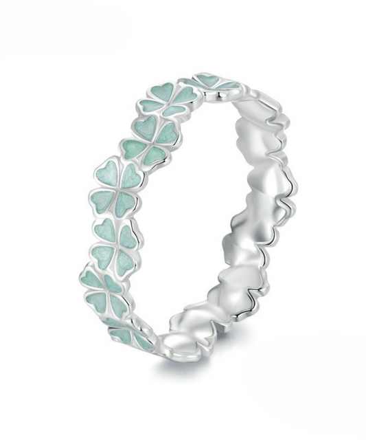 Anel Trevo da Sorte Prata 925