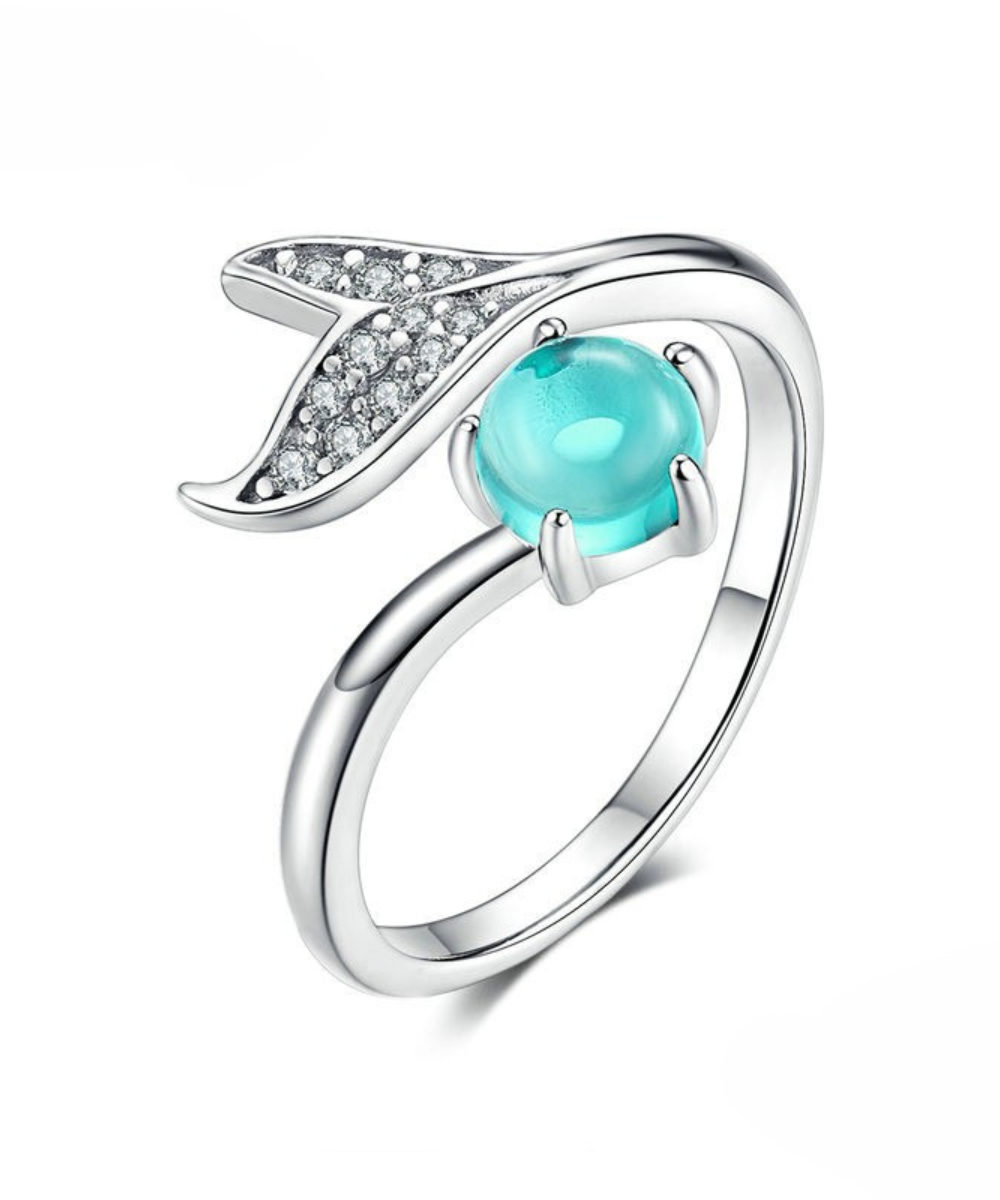 Anel Sereia Prata 925