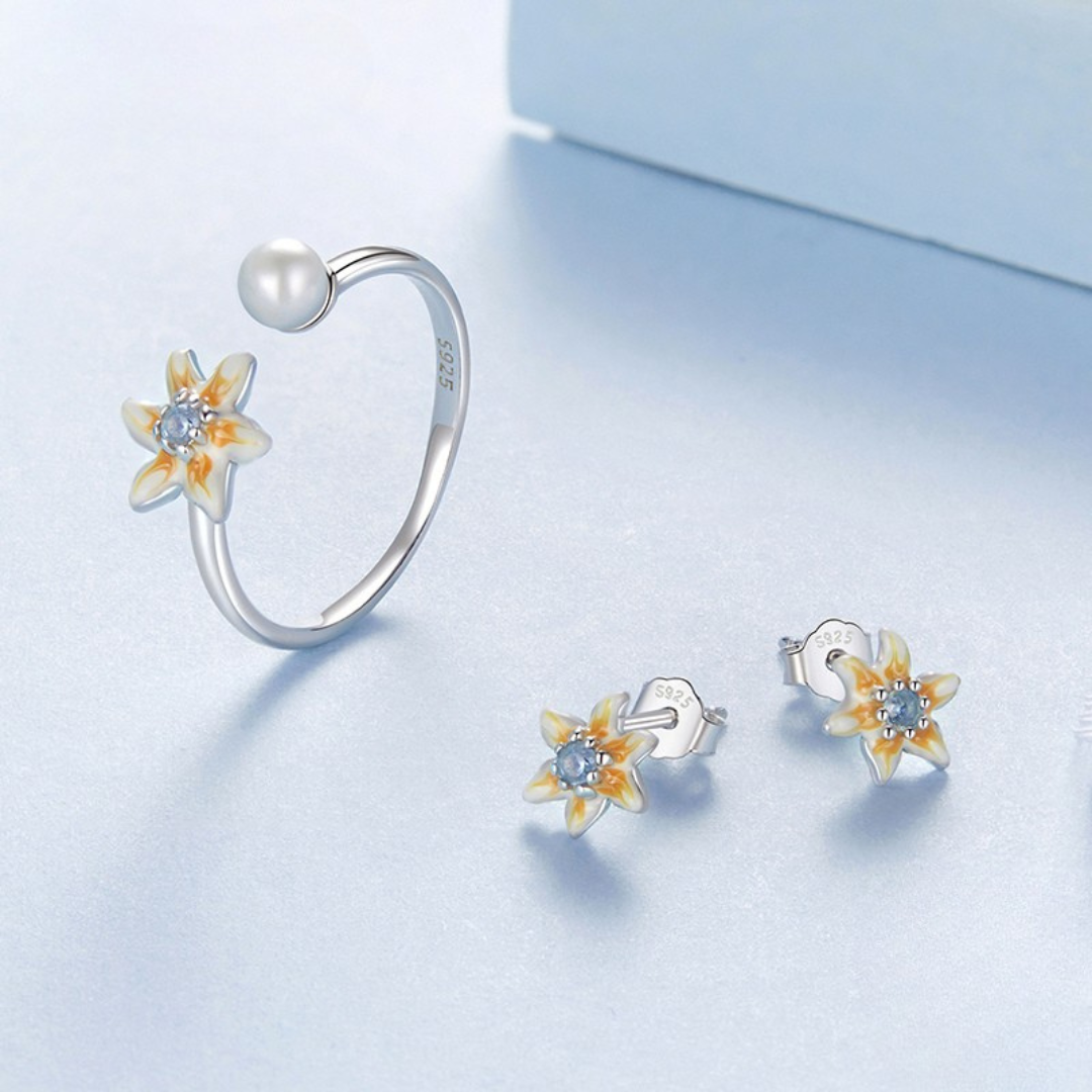 Anel Flor de Primavera – Prata 925