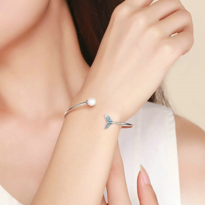 Pulseira Cauda de Sereia Prata 925
