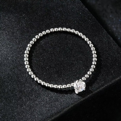 Anel Pedra Moissanite Prata 925