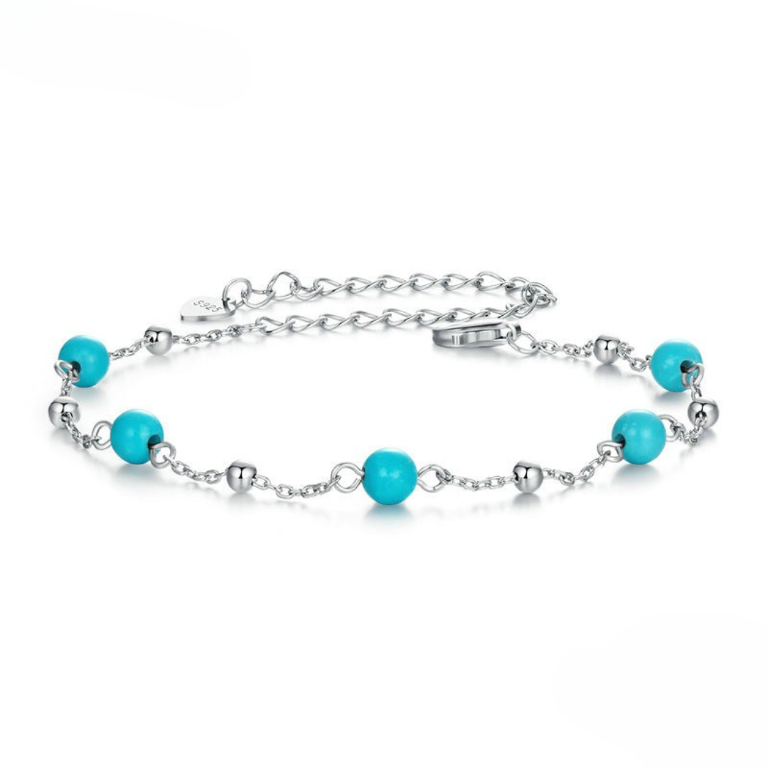 Pulseira Turquesa Serena Prata 925