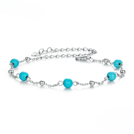 Pulseira Turquesa Serena Prata 925