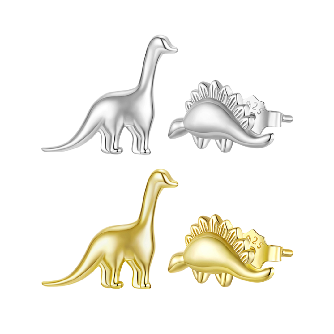 Brinco Dinossauro em prata 925