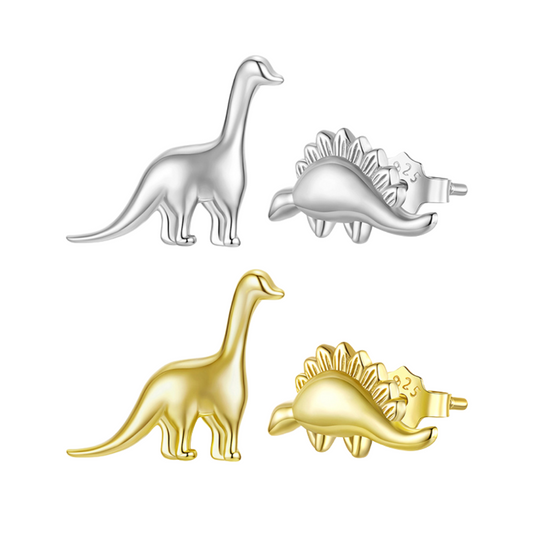 Brinco Dinossauro em prata 925