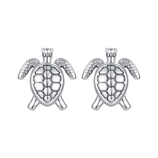 Brinco Tartaruga Clássico — prata 925
