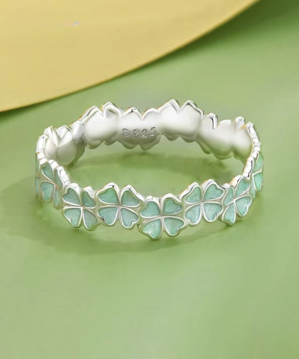 Anel Trevo da Sorte Prata 925