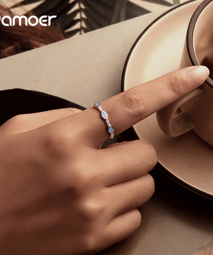 Anel Lunar Prata 925